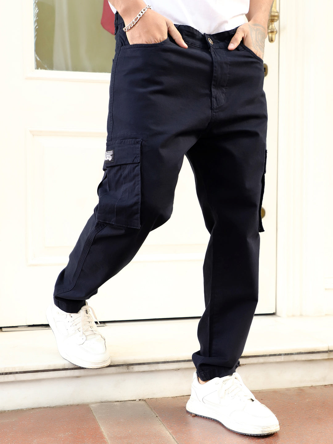 Cyprus Trek Navy Blue Cotton Cargo