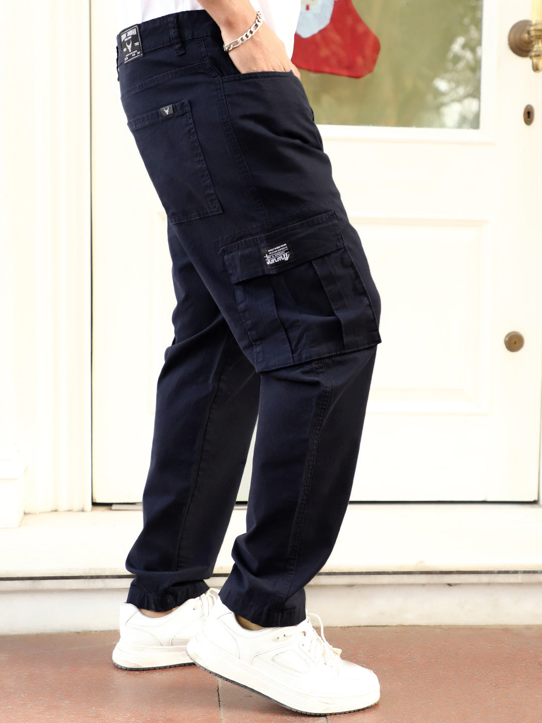 Cyprus Trek Navy Blue Cotton Cargo