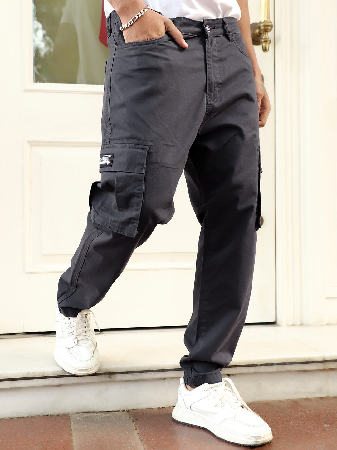 Cyprus Trek Dark Grey Cotton Cargo