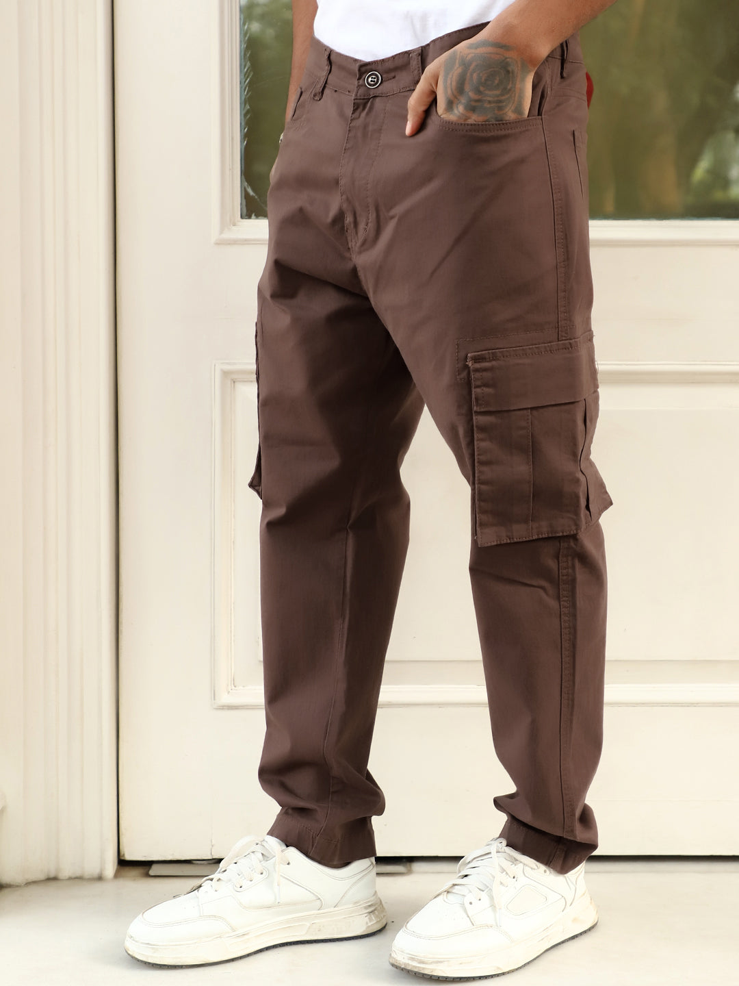 Cyprus Trek Brown Cotton Cargo