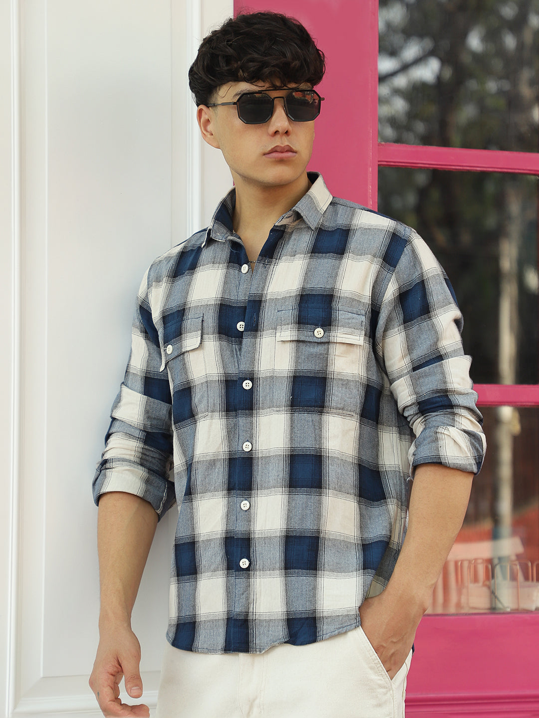 Sopphix Blue Shirt Men