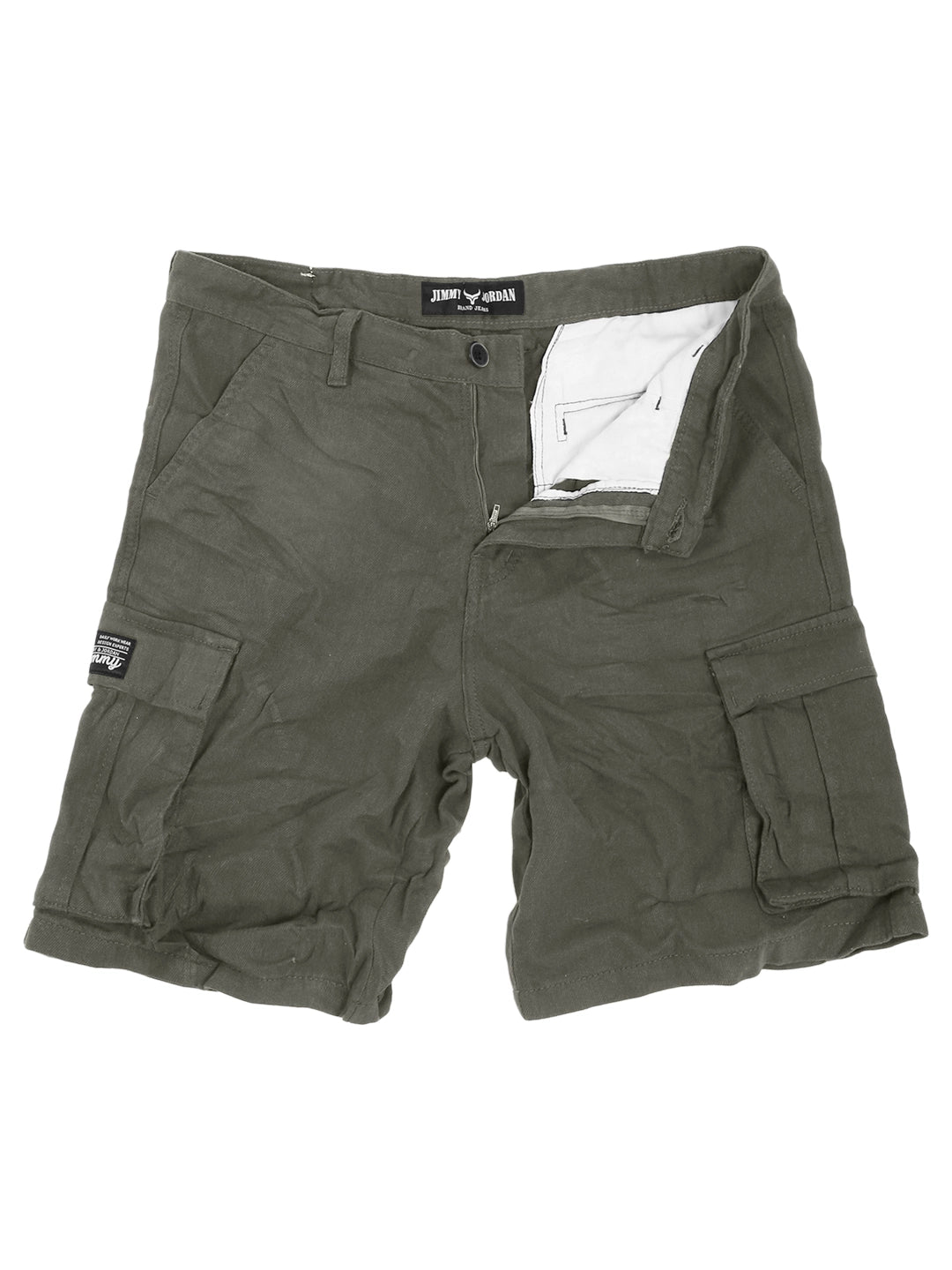 Fusion Umber Brown Cotton Shorts