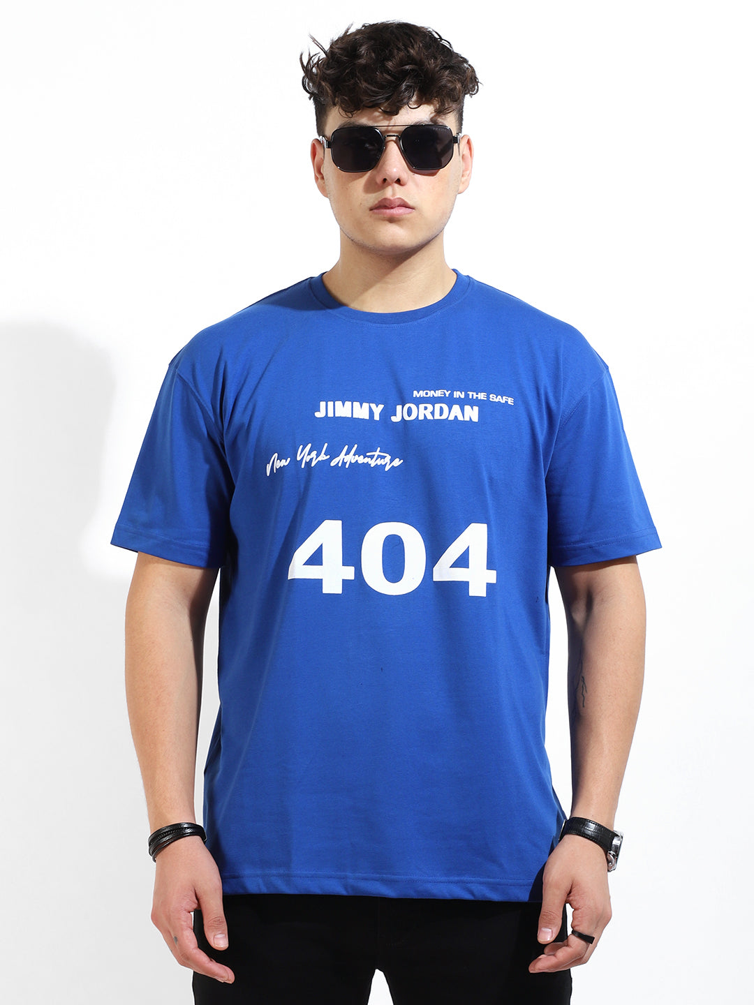 Tryna Oversized Blue T-Shirt