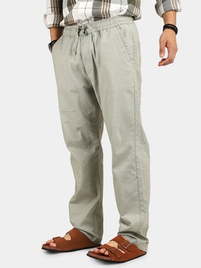 Arabic Linen Ash Grey Trouser