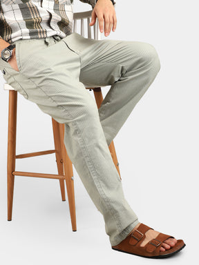 Arabic Linen Ash Grey Trouser