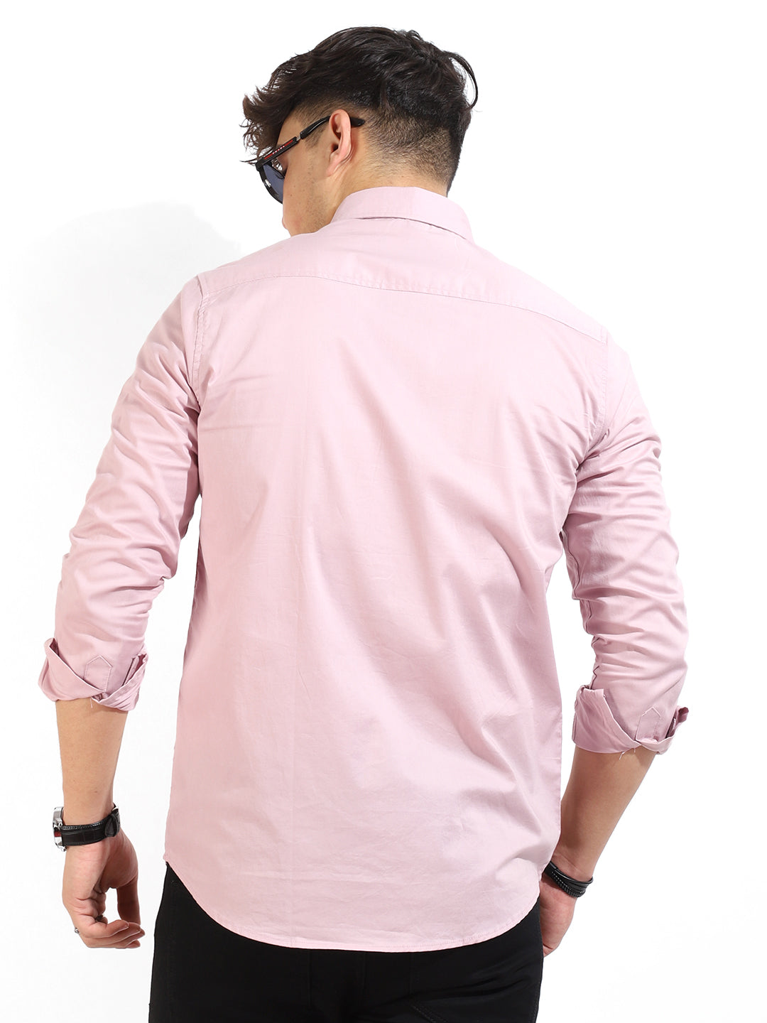 Calista Peach Mandarin Shirt