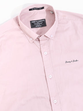 Calista Peach Mandarin Shirt
