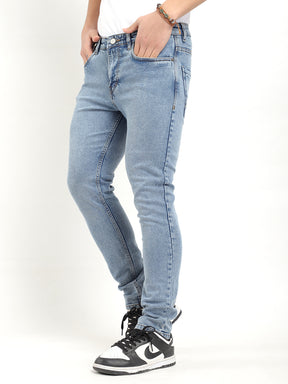 Indigo Fade Blue Denim Jeans