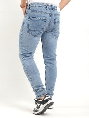 Indigo Fade Blue Denim Jeans