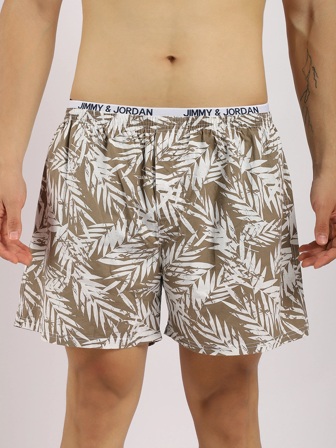 Cessino Drift Beige Print Boxer