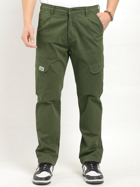 Regal Wears Dark Green Cotton Cargo