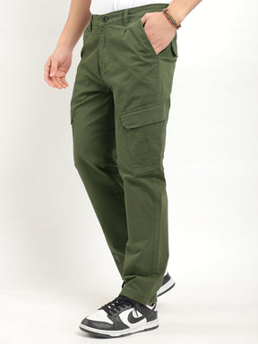 Regal Wears Dark Green Cotton Cargo