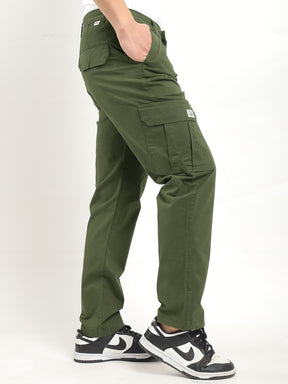 Regal Wears Dark Green Cotton Cargo