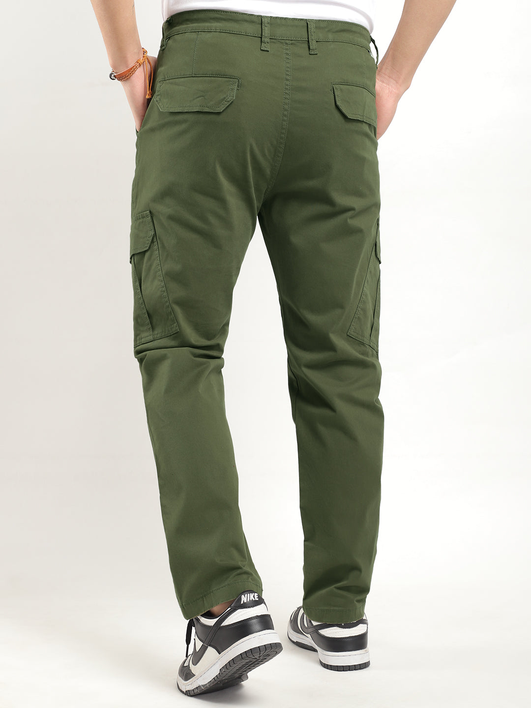 Regal Wears Dark Green Cotton Cargo