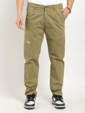 Regal Wears Khaki Cotton Cargo