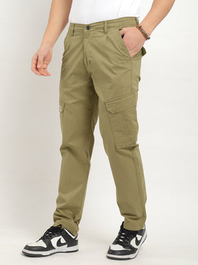 Regal Wears Khaki Cotton Cargo