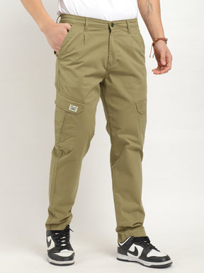 Regal Wears Khaki Cotton Cargo