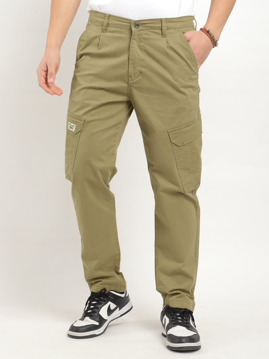 Regal Wears Khaki Cotton Cargo