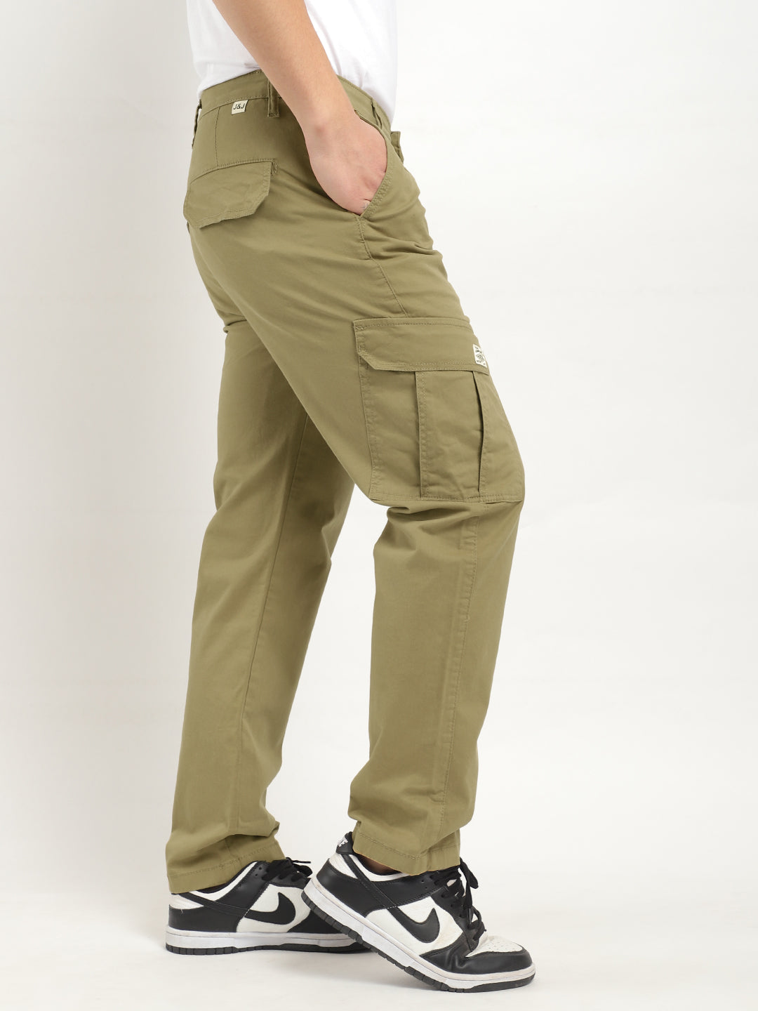 Regal Wears Khaki Cotton Cargo