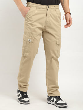 Regal Wears Beige Cotton Cargo