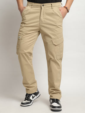 Regal Wears Beige Cotton Cargo