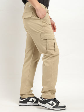 Regal Wears Beige Cotton Cargo