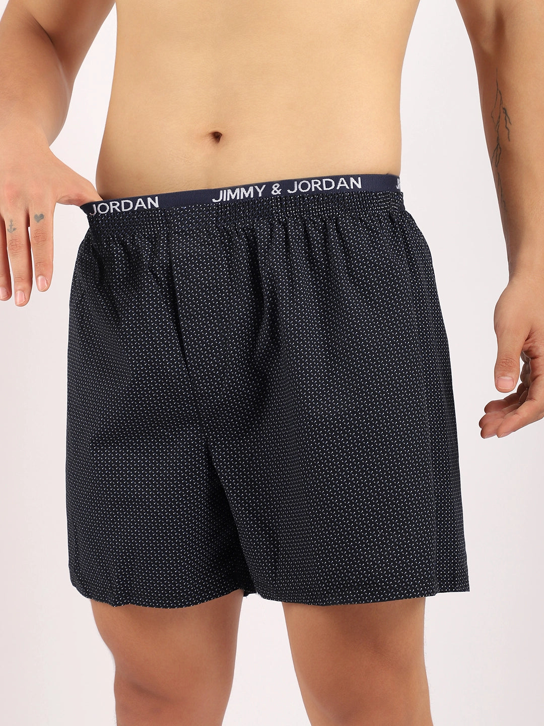 Play The Dots Dark Blue Boxer