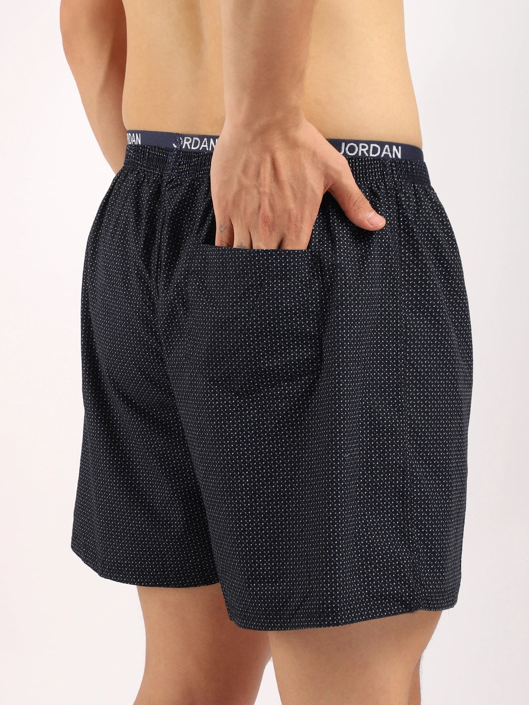 Play The Dots Dark Blue Boxer