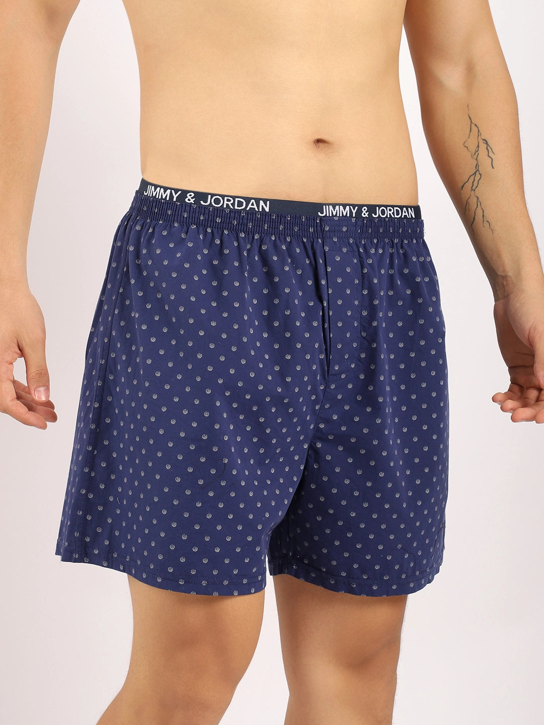 Wild Flower Navy Blue Boxer