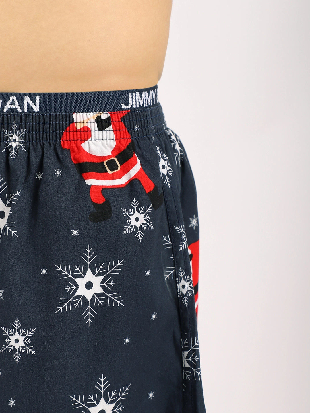 Snow Flake Dark Blue Boxer