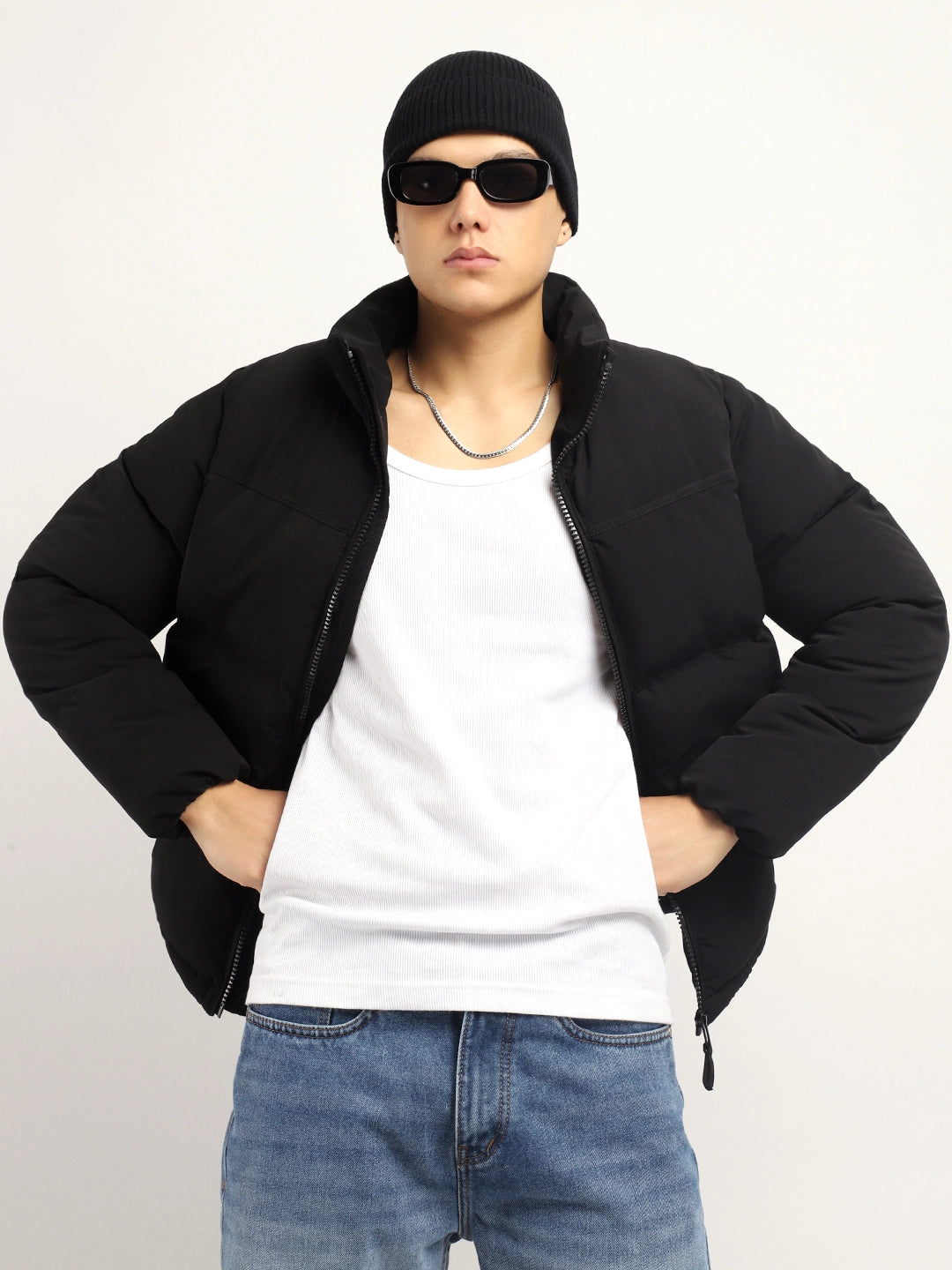Black Puffer Jacket Men