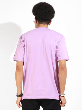 Lavender Cotton Slim Fit T-Shirt