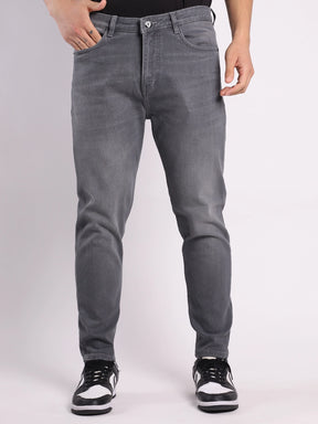 Sunset Wash Dark Grey Denim Jeans