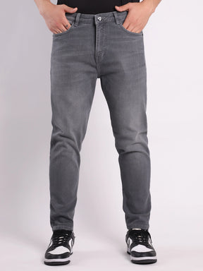 Sunset Wash Dark Grey Denim Jeans