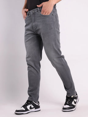 Sunset Wash Dark Grey Denim Jeans