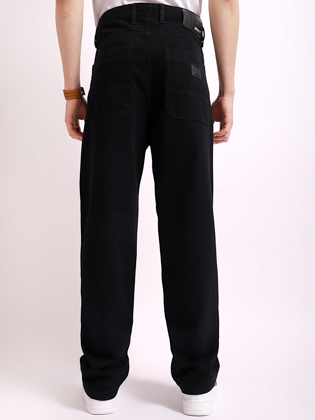 Nightline Black Baggy Fit Jeans