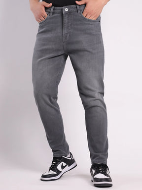 Sunset Wash Dark Grey Denim Jeans