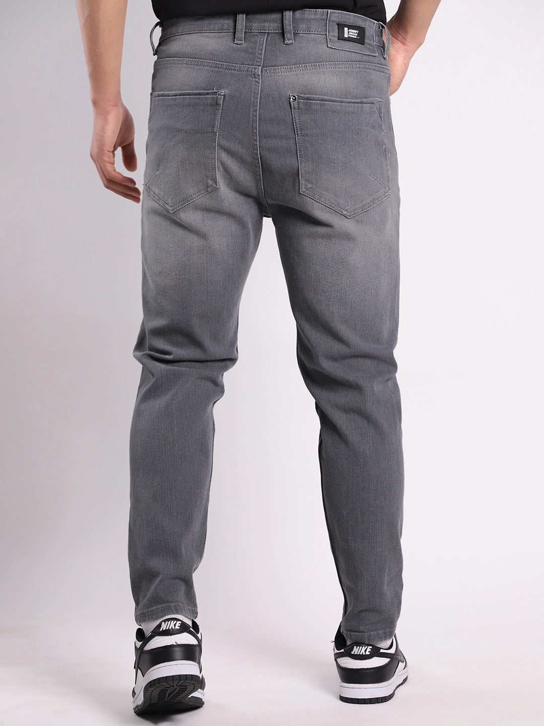 Sunset Wash Dark Grey Denim Jeans