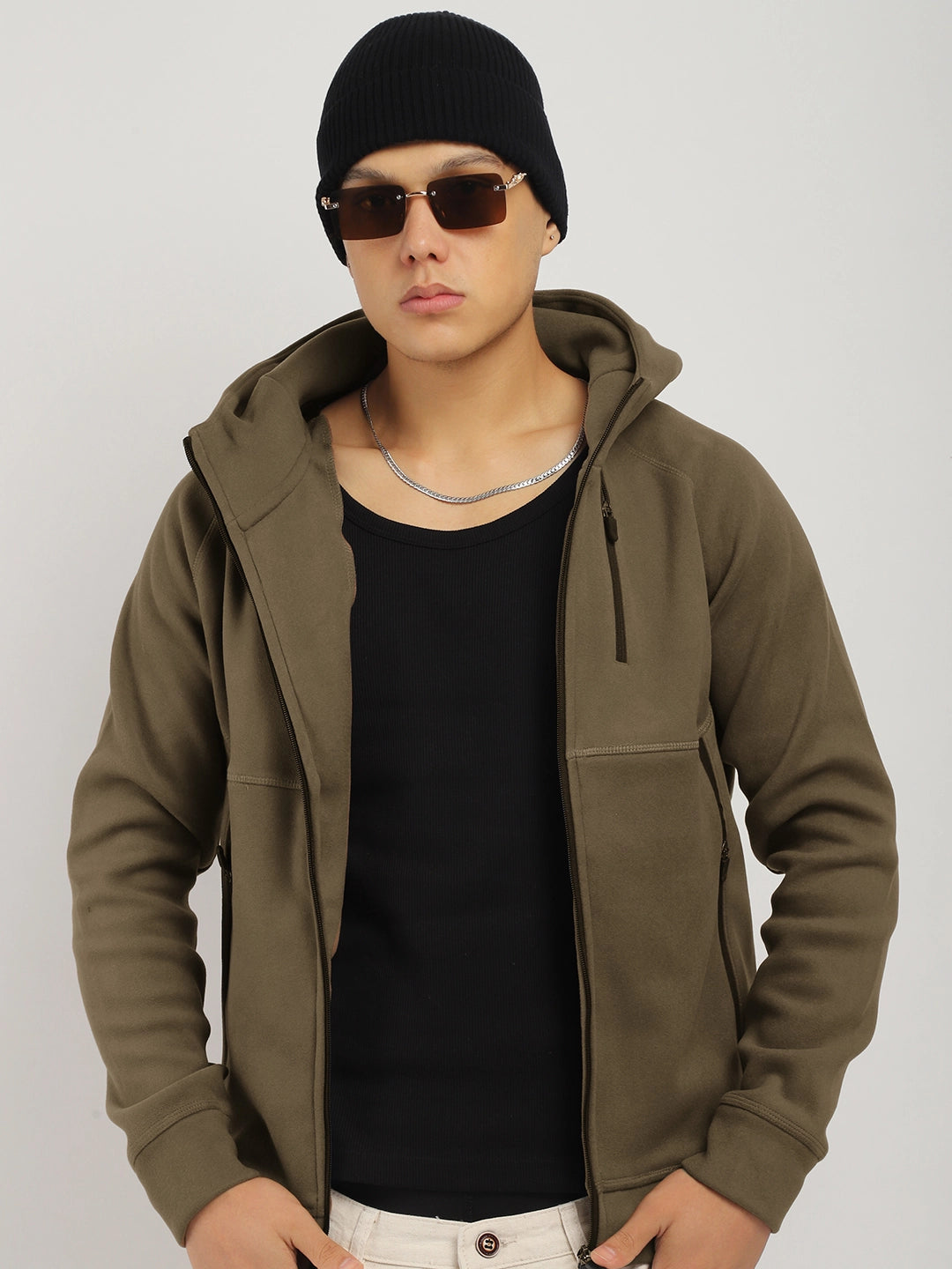 Wayfarer Brown Velvet Hoodie