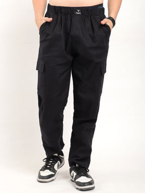 Linen Atlanta Black Cargo Co Ord Set