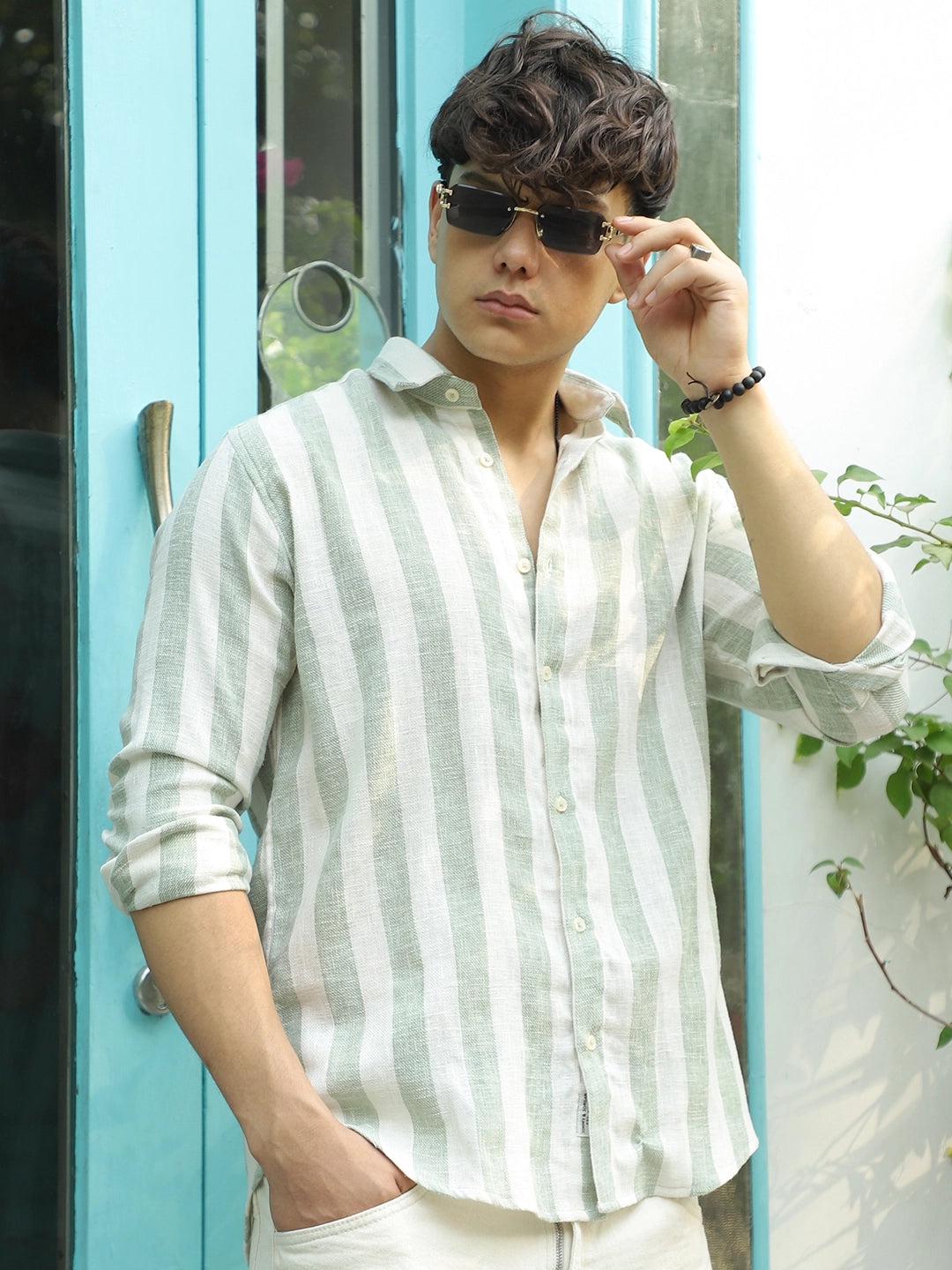 Crimson Green Full Sleeve Shirt