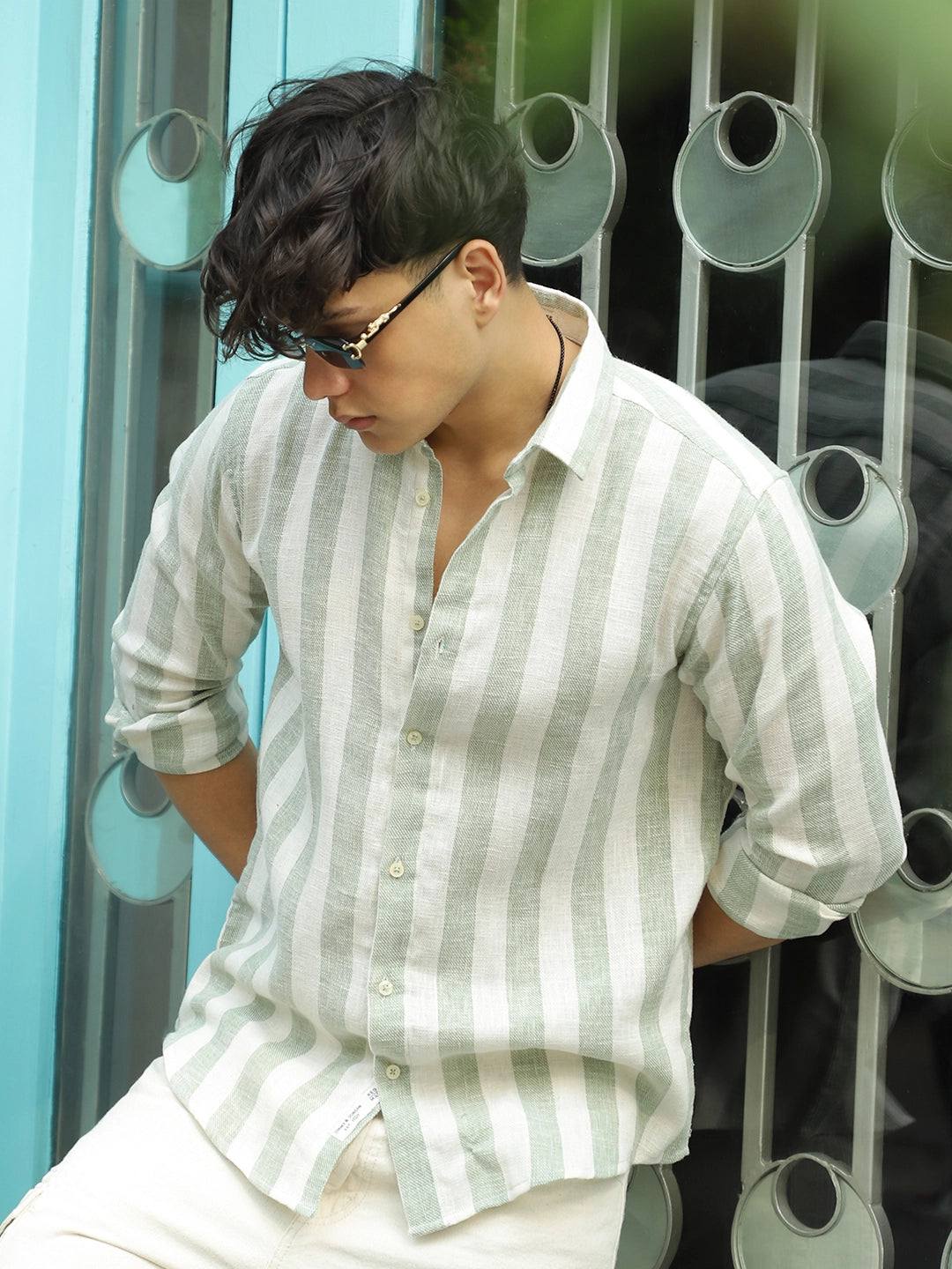 Crimson Green Full Sleeve Shirt