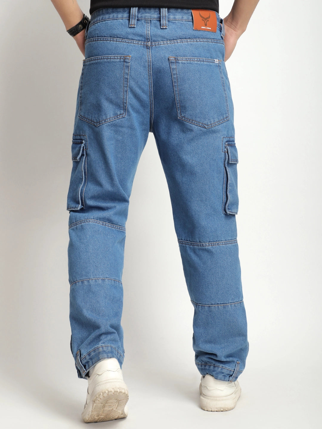 Eton Essentials Blue Denim Cargo