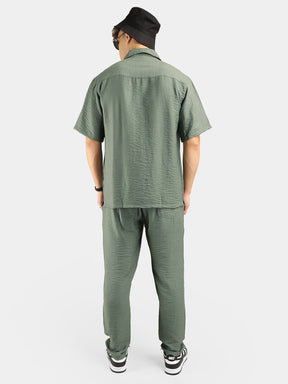 Linen Atlantica Green Co-Ord Set