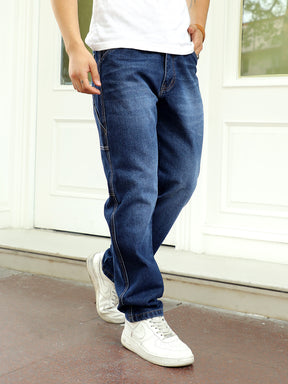 Men Dark Blue Denim Jeans