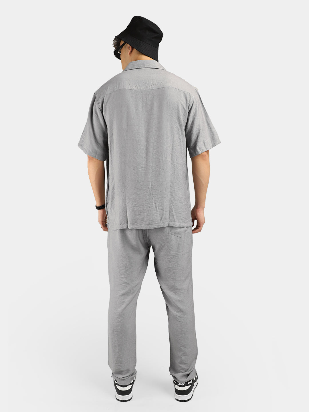 Linen Atlantica Light Grey Co-Ord Set