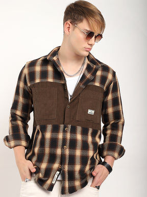 Fawn Black Check Shirt