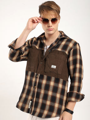 Fawn Black Check Shirt