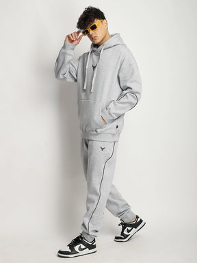 Mystic Match Fleece Grey Melange Tracksuit