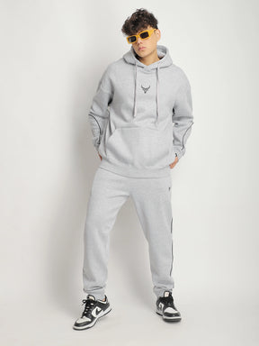 Mystic Match Fleece Grey Melange Tracksuit